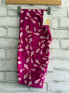 NEW!!! Pink Ice Cream Hearts Leggings size OS LuLaRoe Valentines Day